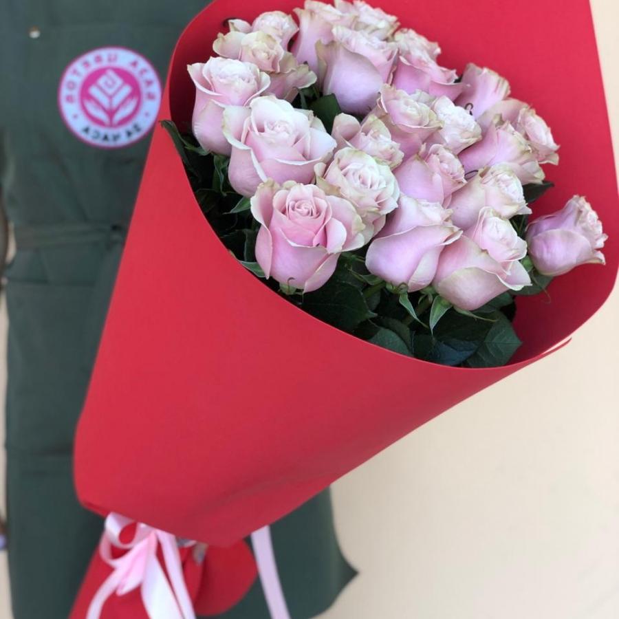 Букеты из розовых роз 80 см (Эквадор) [№: 30325vlg]