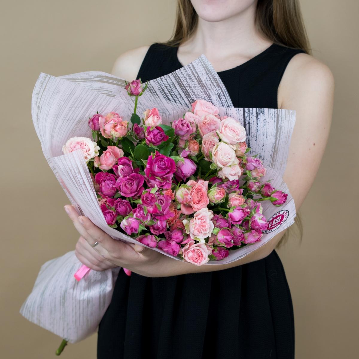 Розы кустовые розовые (Артикул  725vl)