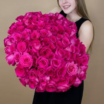Букет из розовых роз 75 шт. (40 см) артикул: 13475vol