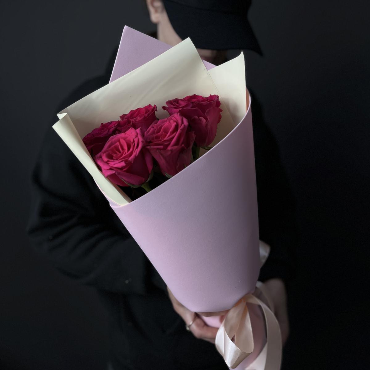 Композиция из розы 40 см (Эквадор)